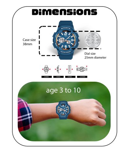 Spiky Spkeva6 Analog & Digital Sporty Watch