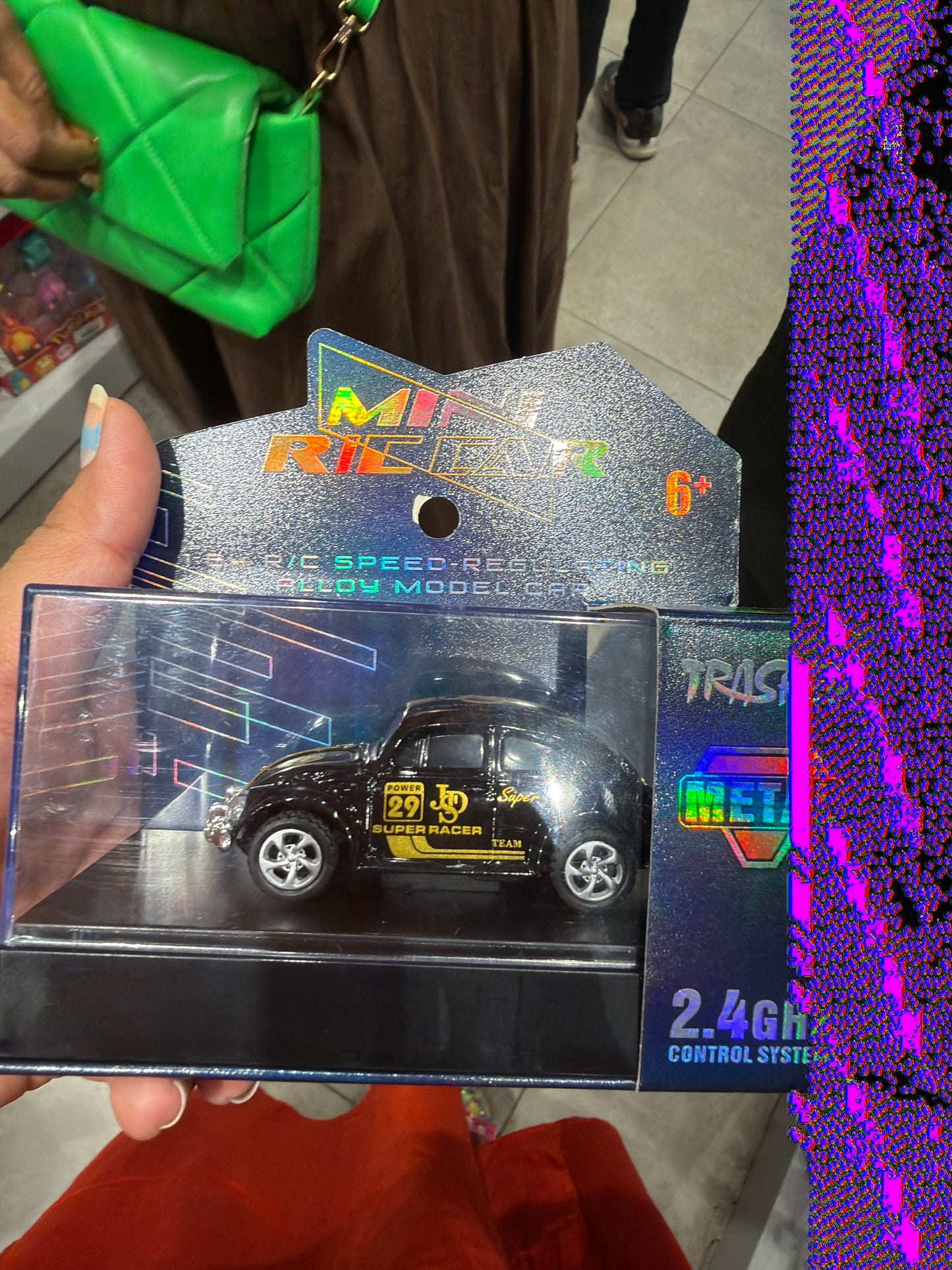 Trasped Mini Retro Beetle RC Car Black