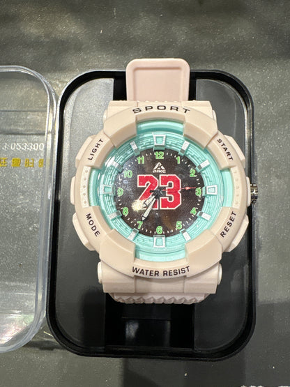 GBT1934 WRIST WATCH WATER RESISTANT DIGITAL WITH LIGHT AND STOPWATCH