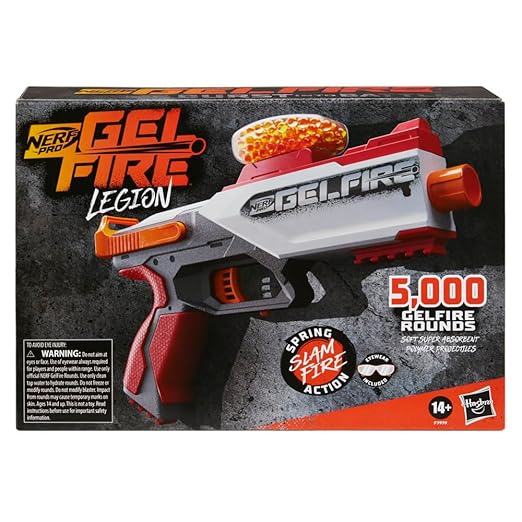 Nerf Pro Gelfire Legion Spring Action Blaster, 14Y+
