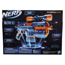 Nerf Elite 2.0 Phoenix CS-6 Motorized Blaster, 12 Official Nerf Darts, 6-Dart Clip, Scope, Tactical Rails, Barrel and Stock Attachment Points Blasters for age 8Y+