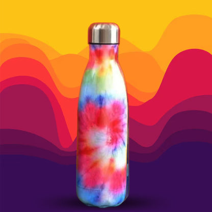 Tie-Dye Print Stainless Steel Vacuum Flask Bottle – 500ml