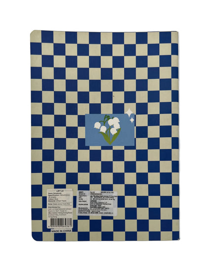 Klein Blue Lily of the Valley B5 Sewn Notebook – Flower Theme