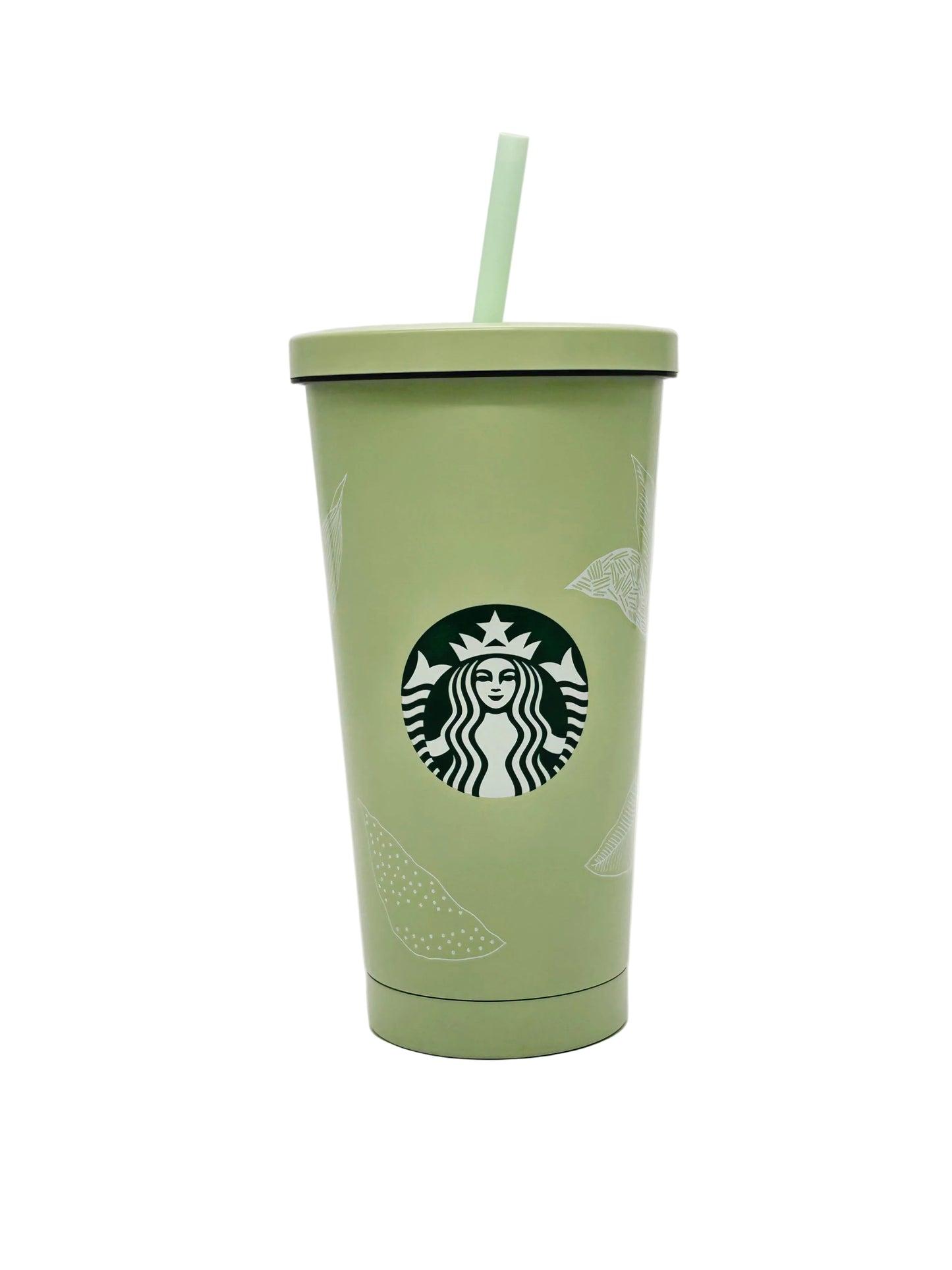 Starbucks Stainless Steel Cold Cup Tumbler with Straw – Matcha Green