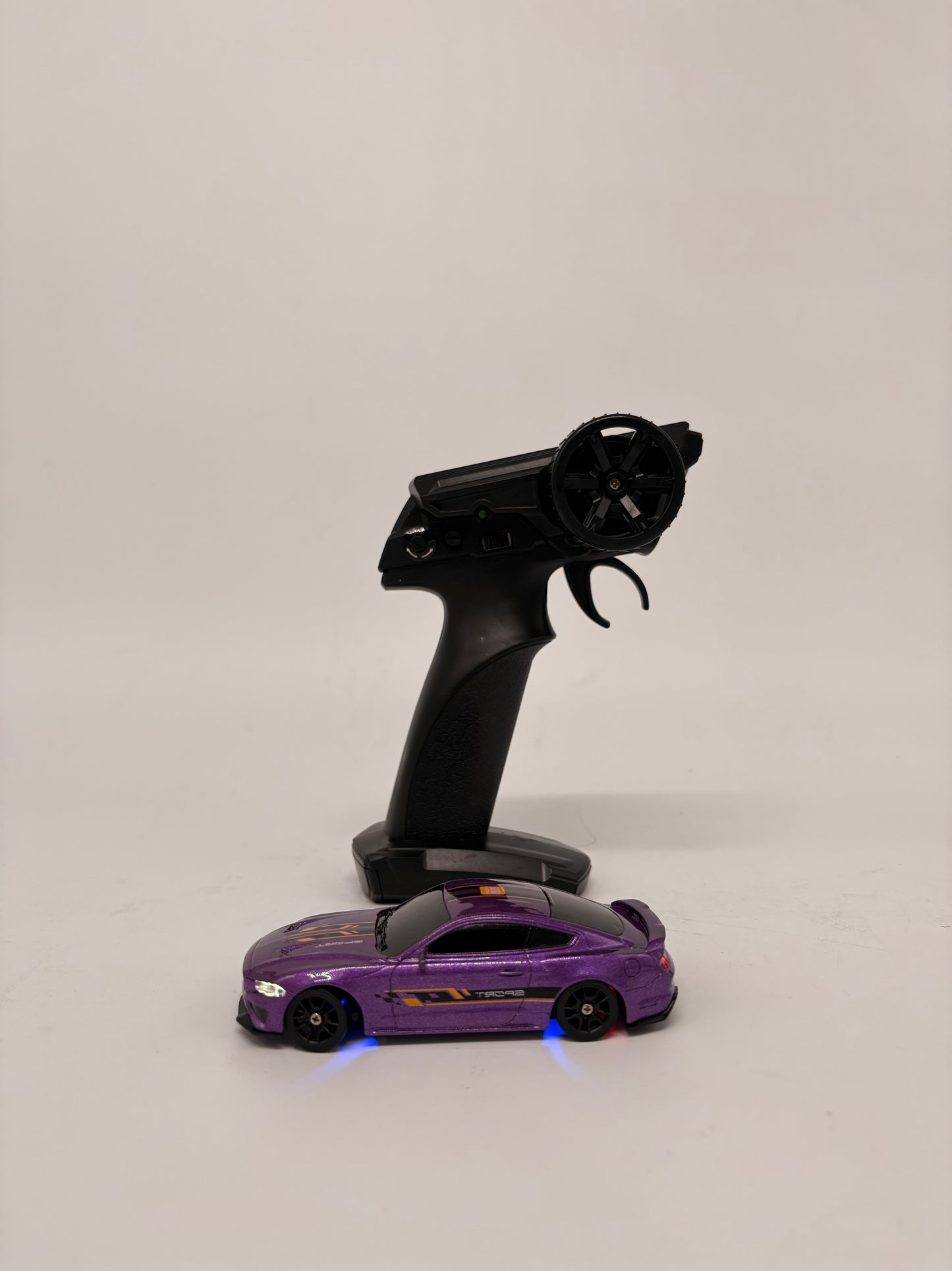 Lightning Fast 1:43 Remote Control Drift Car with 7 Color LED