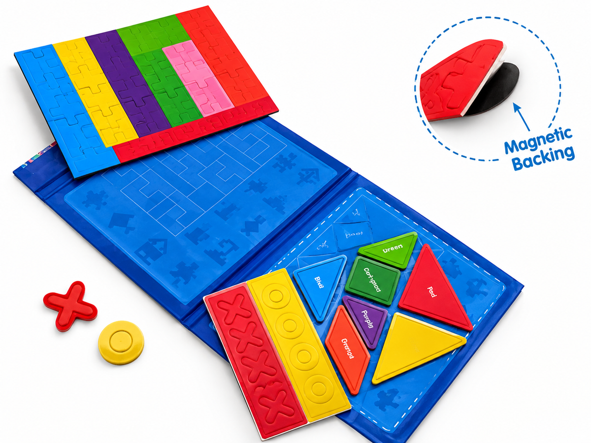Magnetic Three-in-One Puzzle Book