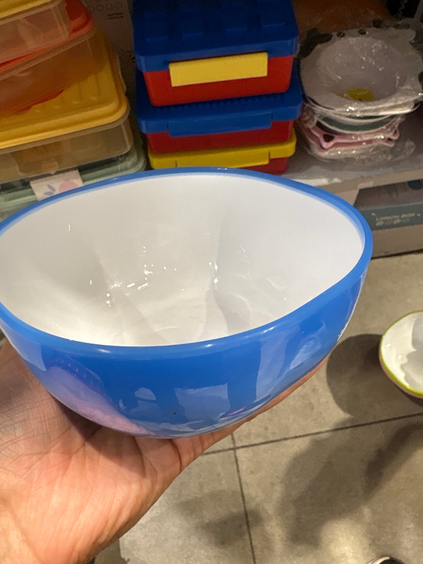 Colorful Plastic Bowls Set