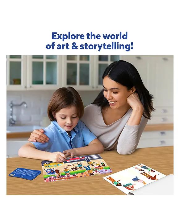 Skillmatics Sticker Stories Creative Activity Kit, 150+ Reusable Stickers