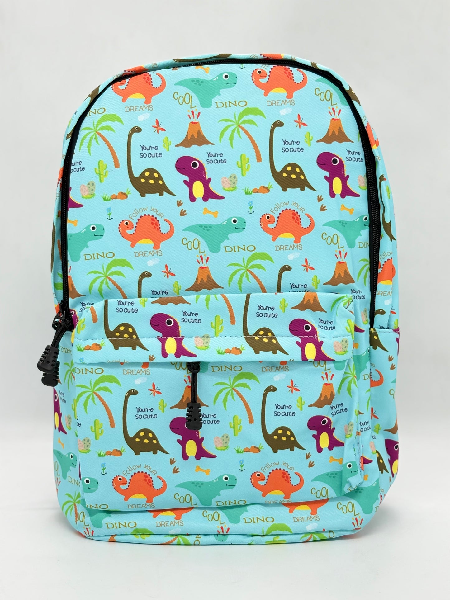 Colorful Dinosaur School Backpack
