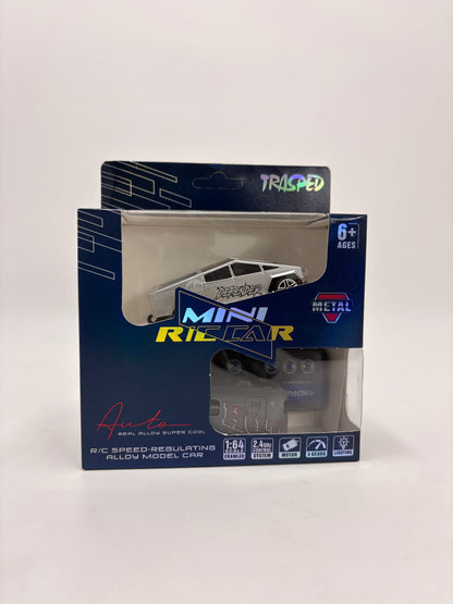 Trasped Min Desktop Tesla Cyber Truck 1:64 Remote Control Car