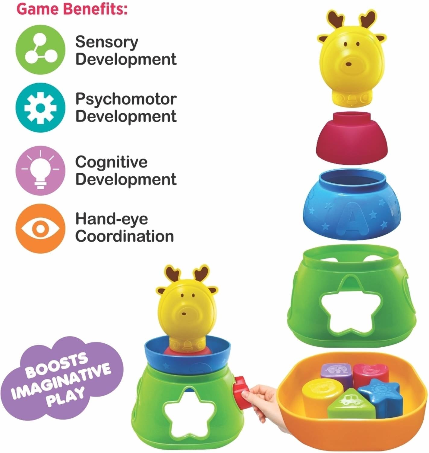 Stack-N-Play, 2-In-1 Educational Toy