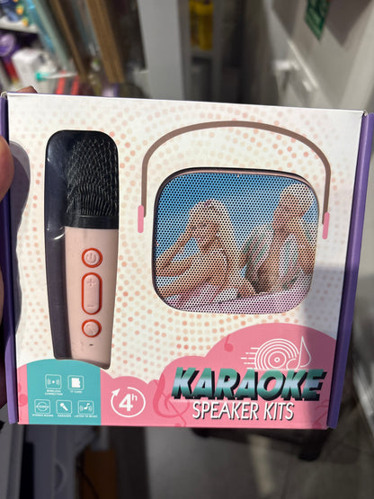 Karaoke Speaker and Mic Set EC