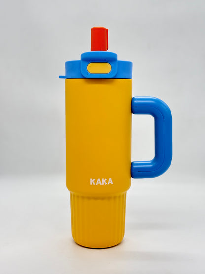 Kaka 1300ml Insulated Tumbler Bottle with Straw and Handle