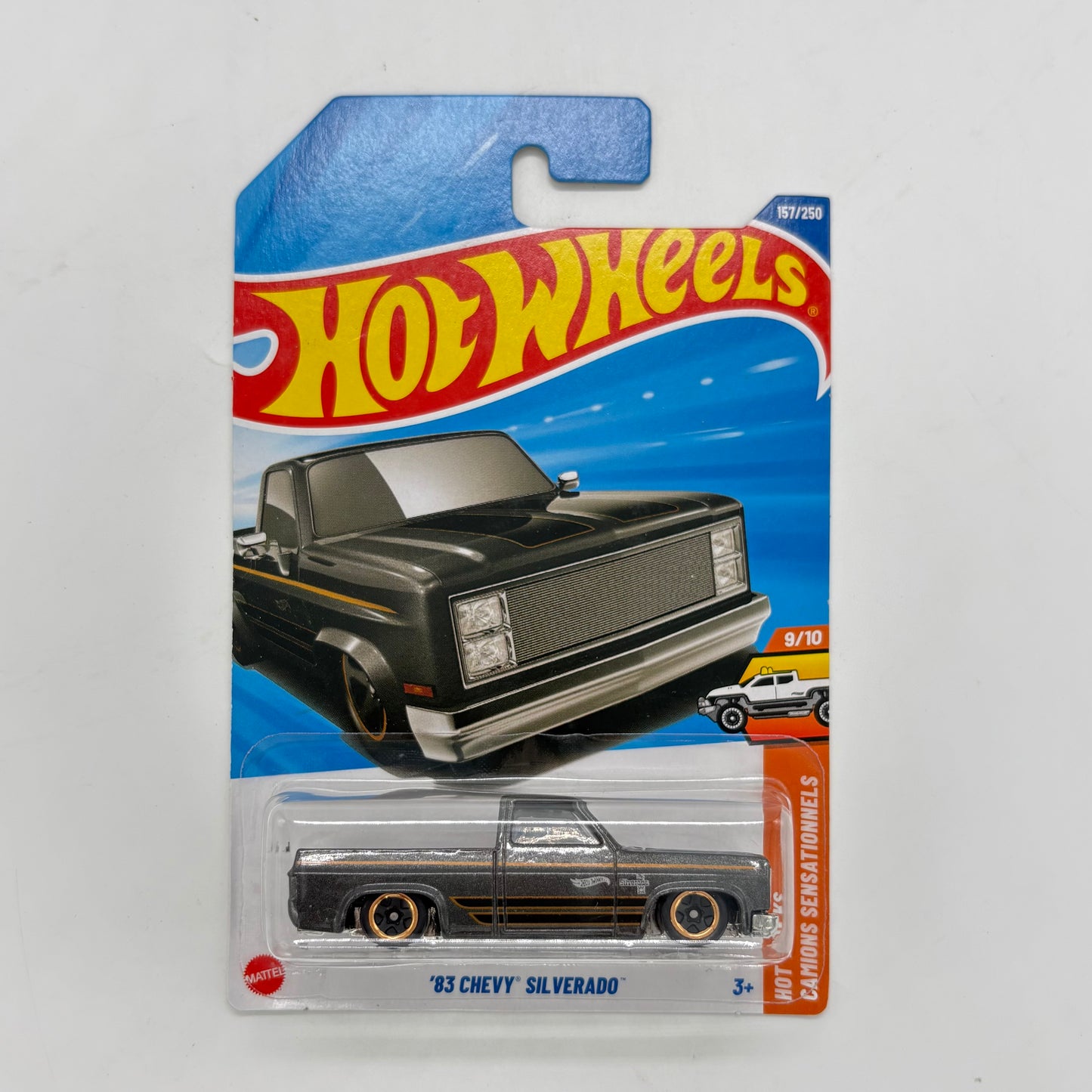 Hot Wheels 1:64 Die-Cast Set of 4 - Polestar TRX, Ravenger S/T, Porsche 911 Carrera Clip, 83 Chevy Silverado