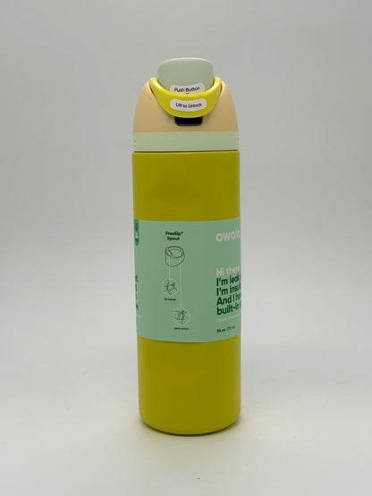 Owala FreeSip Insulated Stainless Steel Water Bottle with Straw for Sports and Travel, BPA-Free, 24-Ounce 710ml