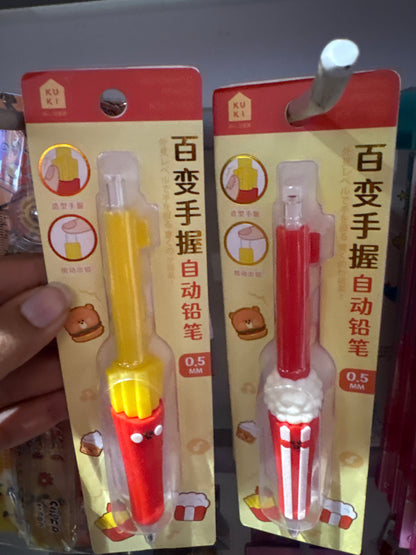 Popcorn and FrenchFries Pencil