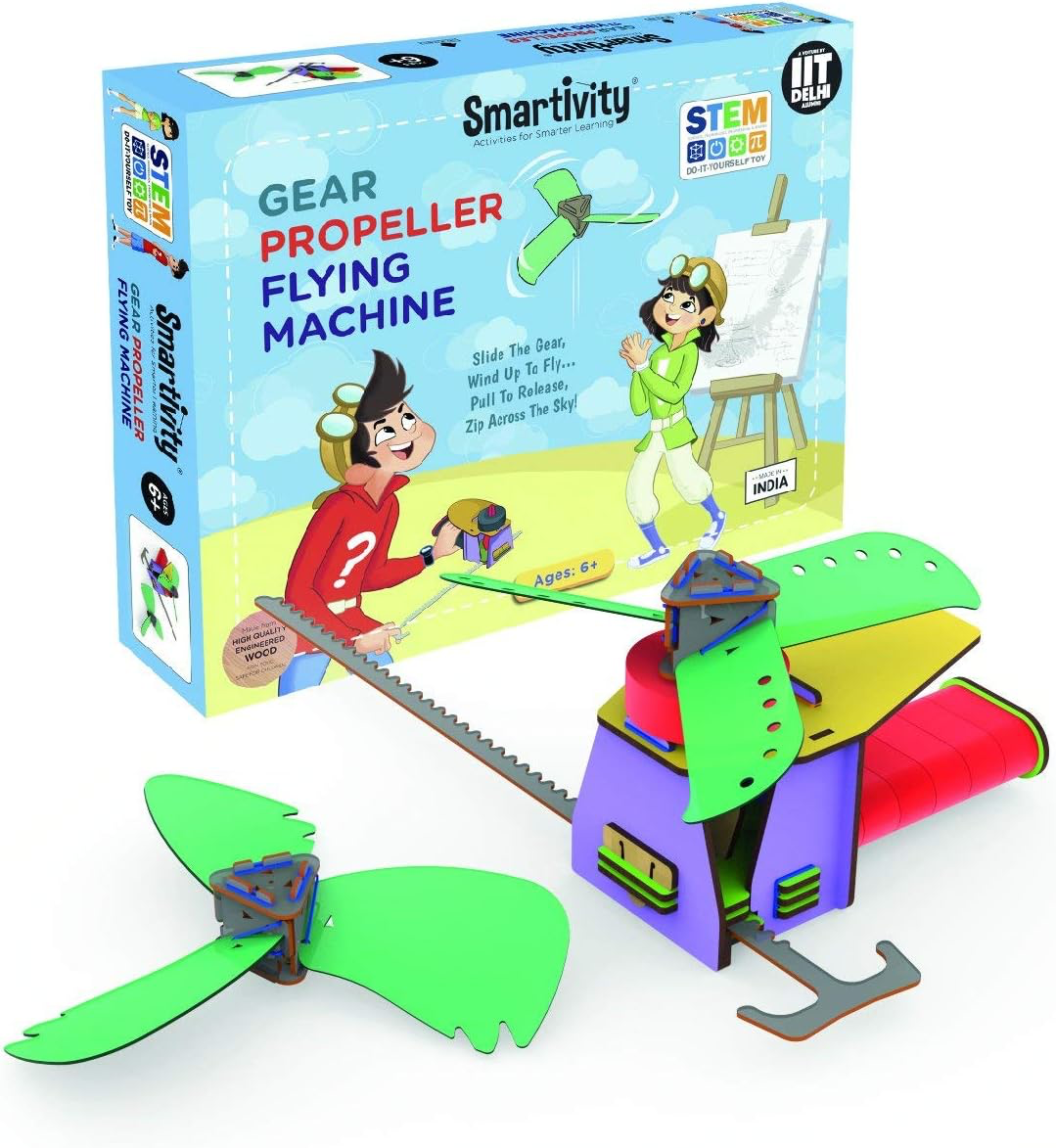 Smartivity Gear Propeller Flying Machine