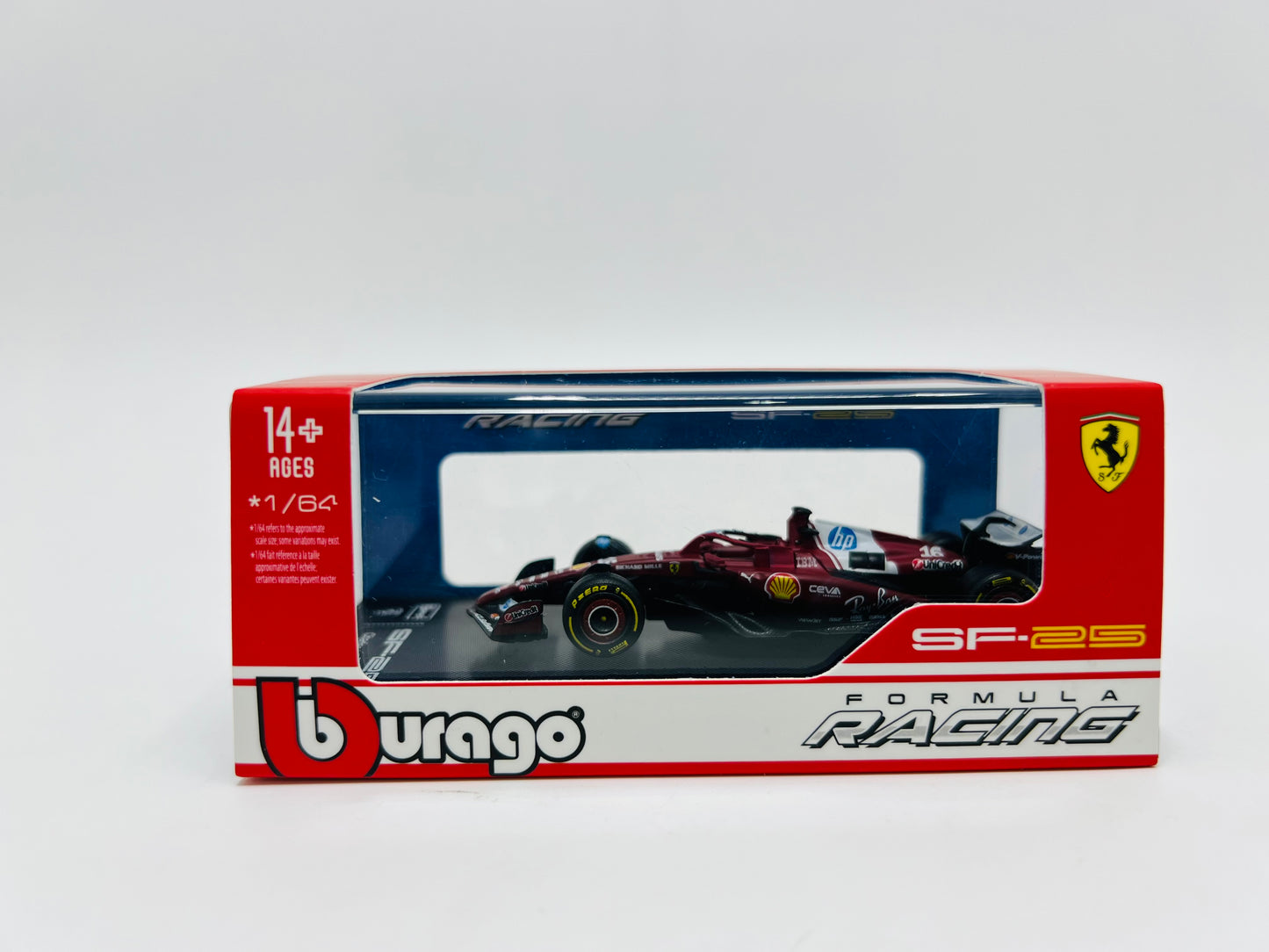 Bburago Original Formula 1 Acrylic Box Die Cast Scale Model Car 1:64