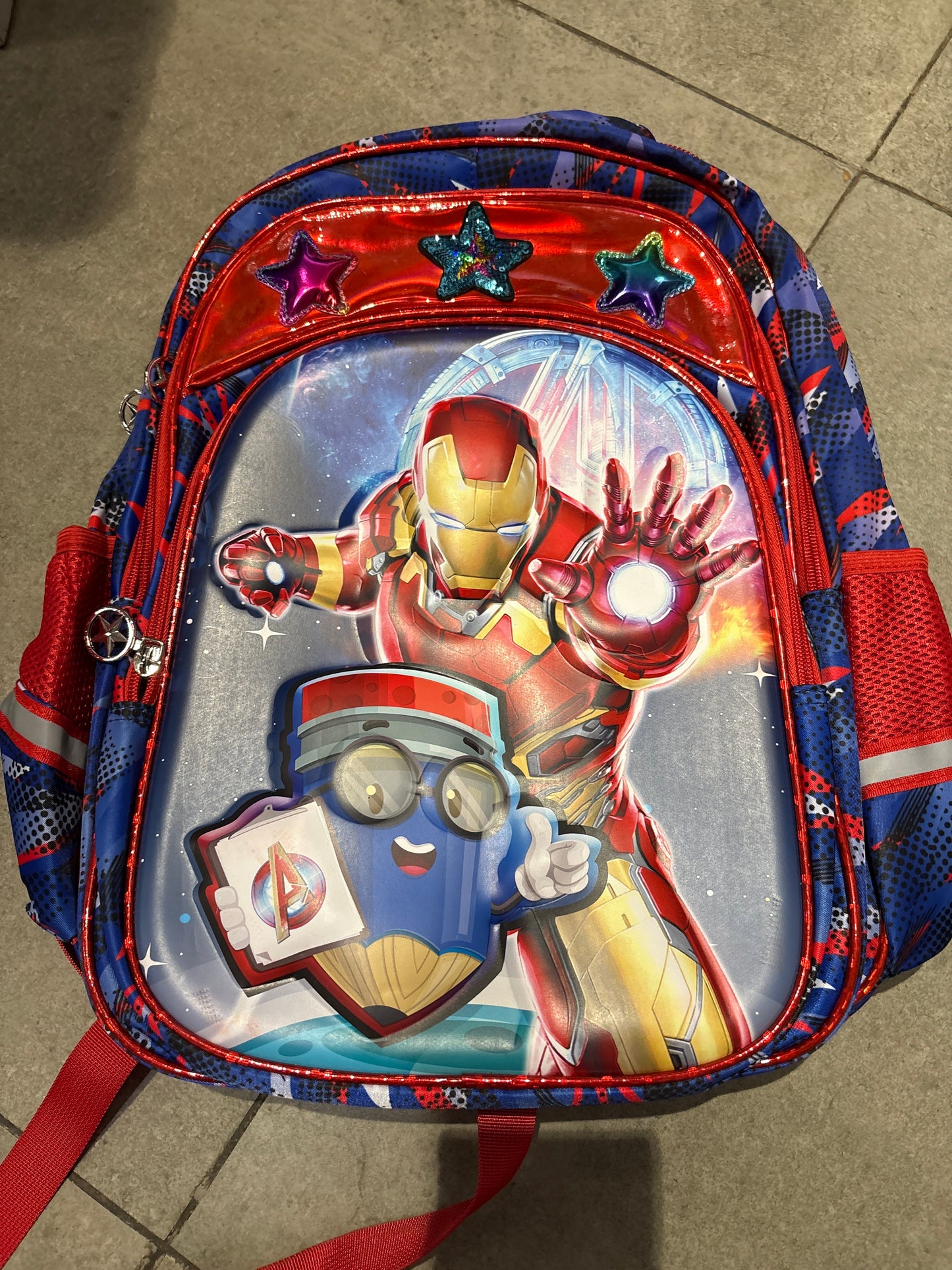 Marvel Character Large School Bag