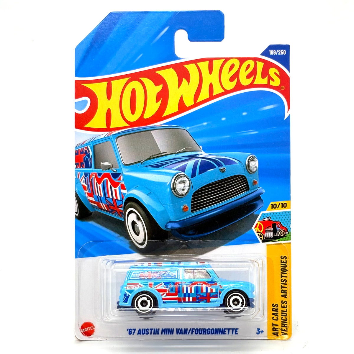 Hot Wheels Basic Mainline Car '67 Austin Mini Van/Fourgonnette