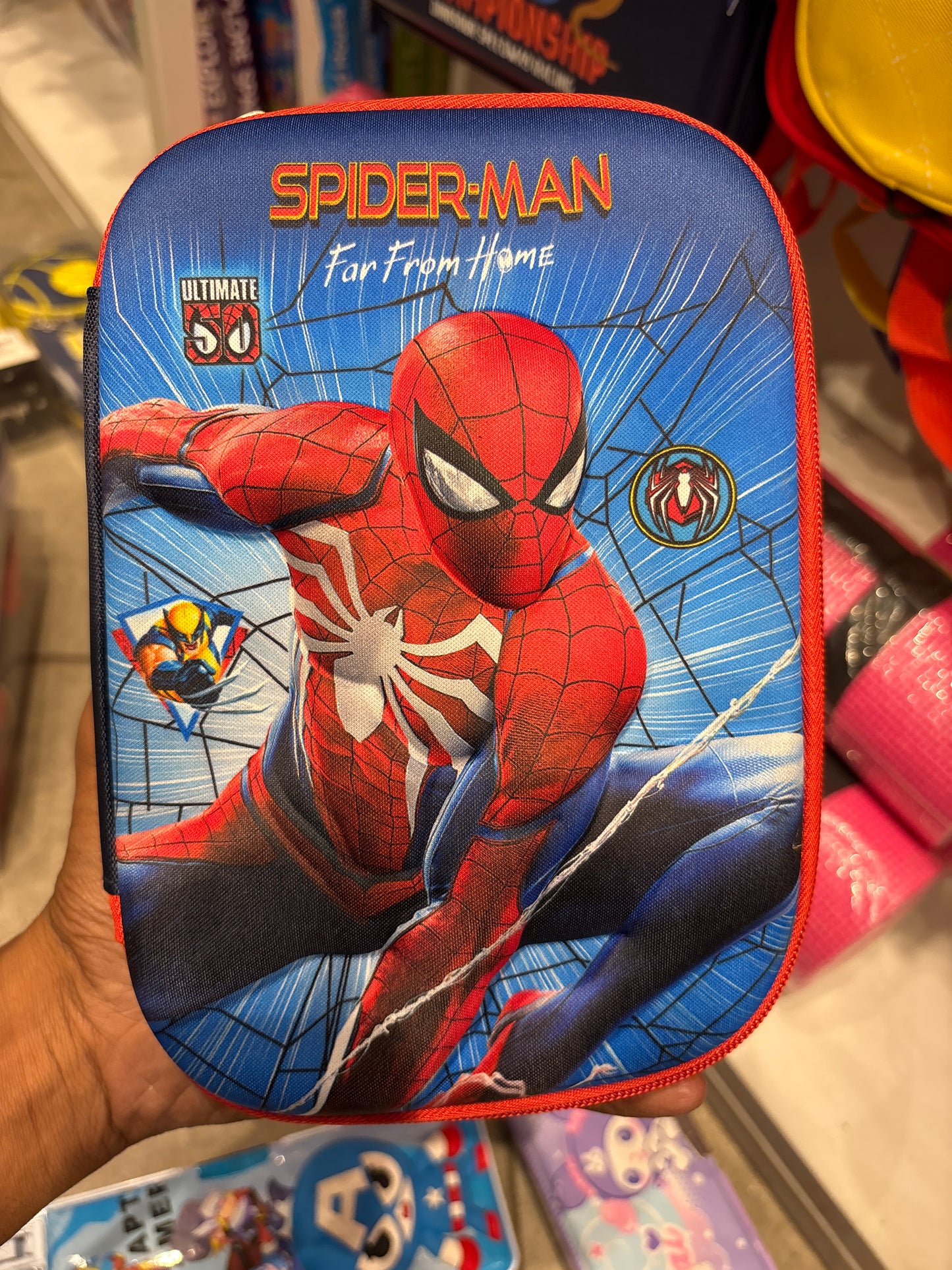 Spider-Man Hard Shell Multipurpose Pencil Case Zipper Pouch