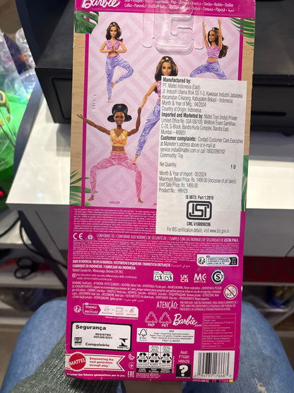Barbie Made to Move Fashion Doll – Fully Poseable with 22 Flexible Joints