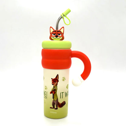 Zootopia Insulated Tumbler with Character Straw Topper