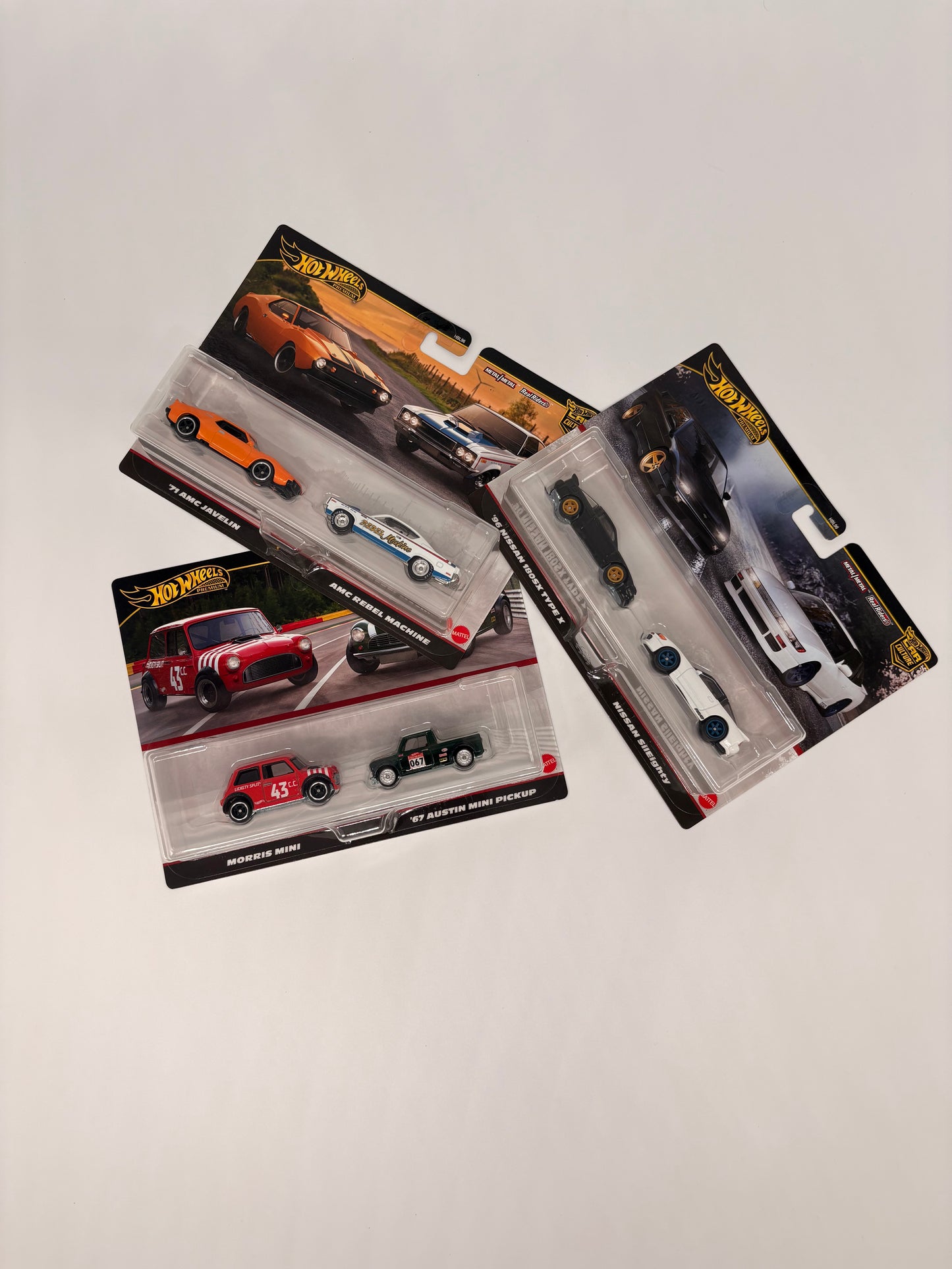 Hot Wheels Premium Original Car Culture 1:64 Dual Die Cast Car Pack - 2 Cars - HBL96