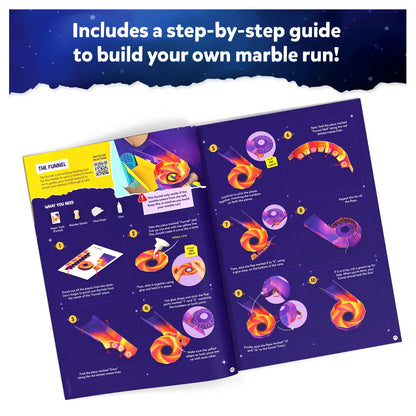 Skillmatics Marble Run Craft Kit - 50+ Pieces