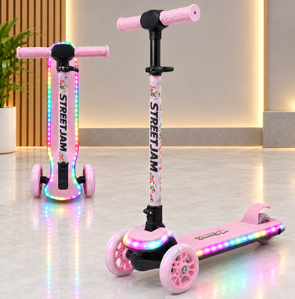 StreetJam Blinkie LED Deck Kids Scooter