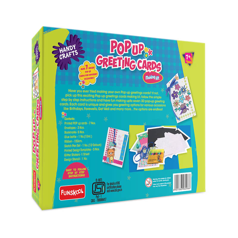 Funskool Handycrafts Pop-Up Greeting Cards Making Kit