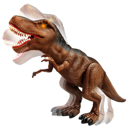 Dragon-I Mighty Megasaur Walking T-Rex Toy - Brown