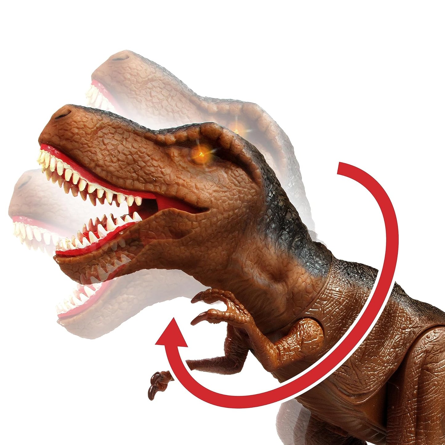 Dragon-I Mighty Megasaur Walking T-Rex Toy - Brown