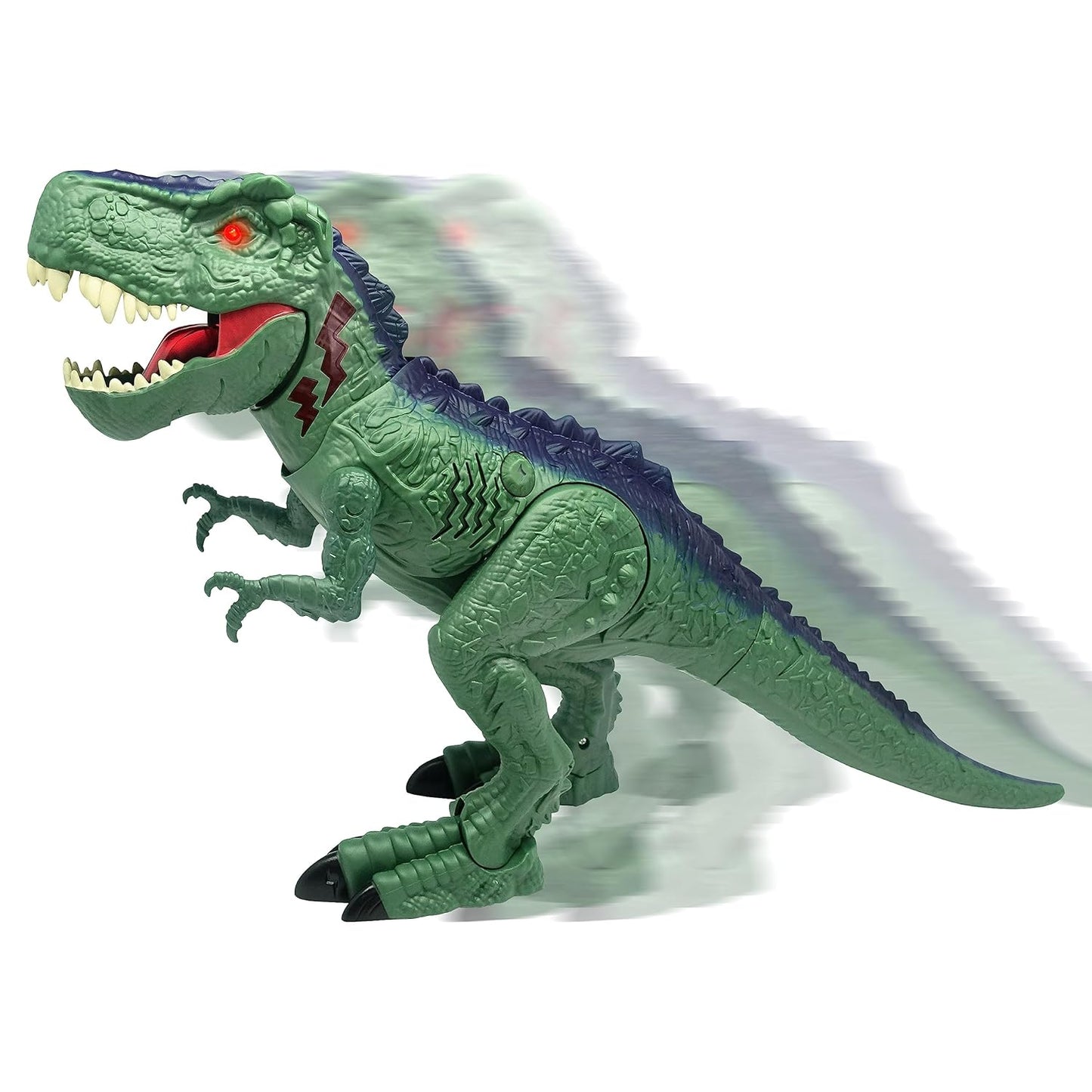 Dragon-I Mighty Megasaur Chomping Walking T-Rex Toy - Green