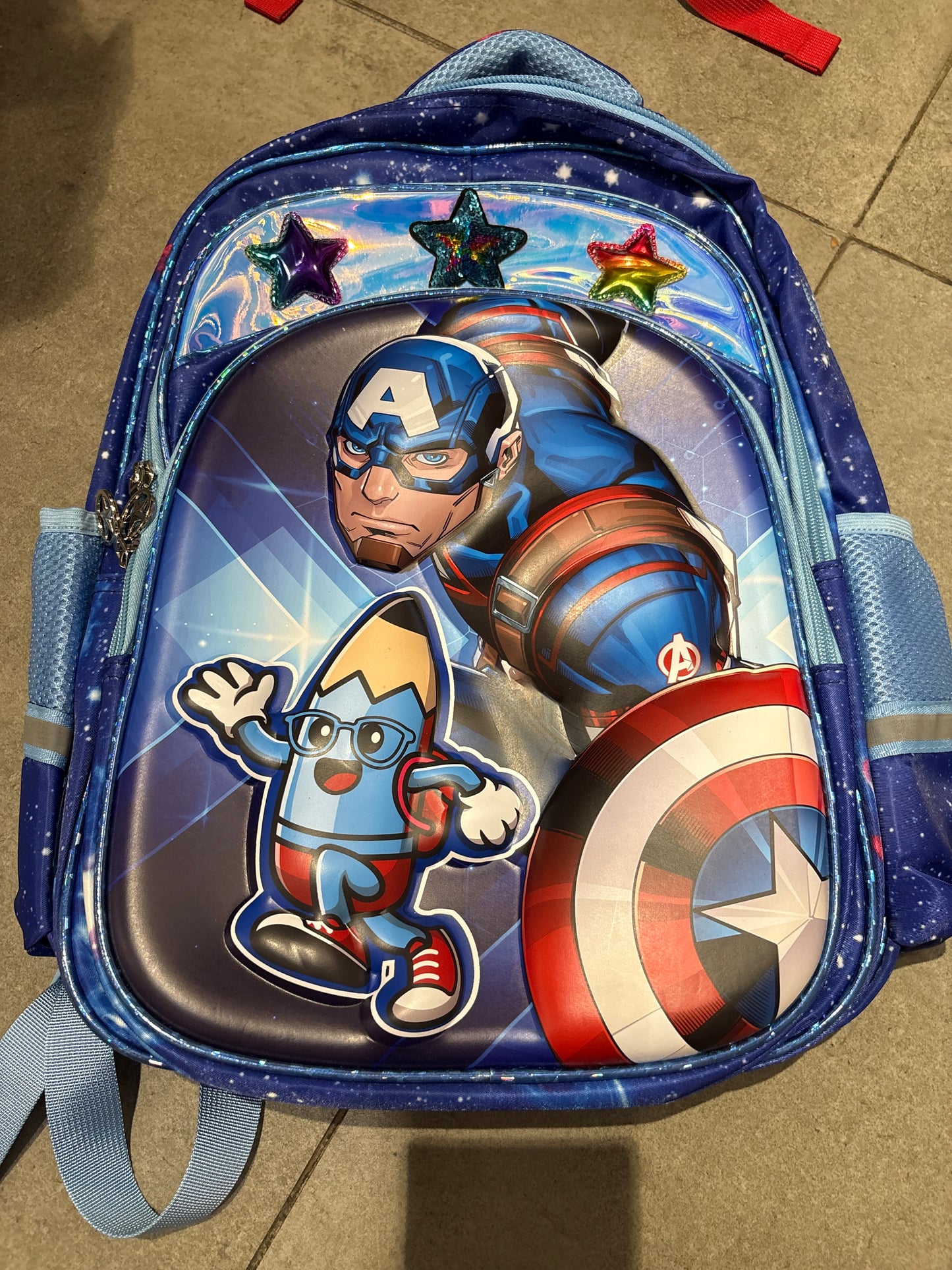 Marvel Character Large School Bag