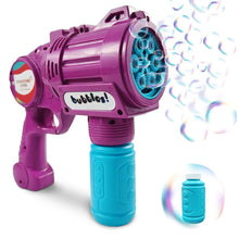 Rowan Bubble Blaster with Solution Bottle, Purple, 3Y+ | Soft Plush Toy for Kids | Cute, Safe & Gift-Friendly