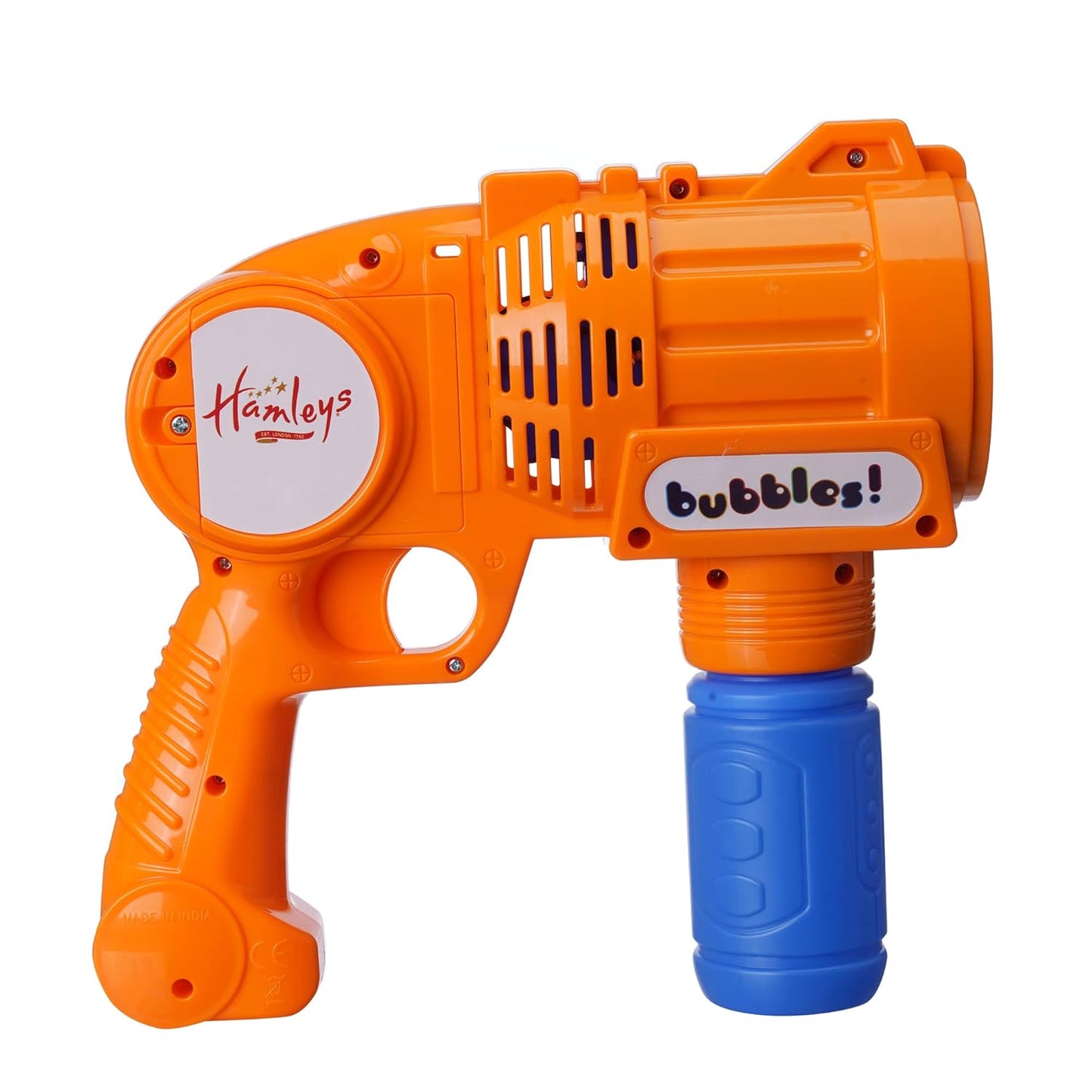 Rowan Bubble Blaster with Solution Bottle, Orange, 3Y+