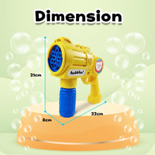 Rowan Bubble Blaster with Solution Bottle, Yellow, 3Y+