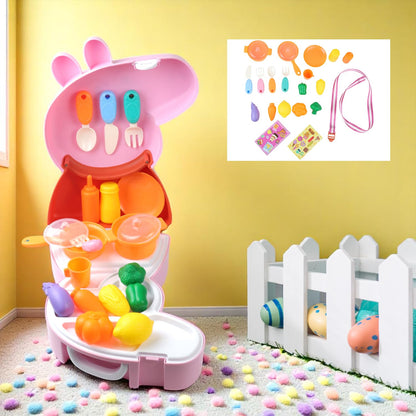 Peppa Pig Kitchen Playset with 20+ Accessories