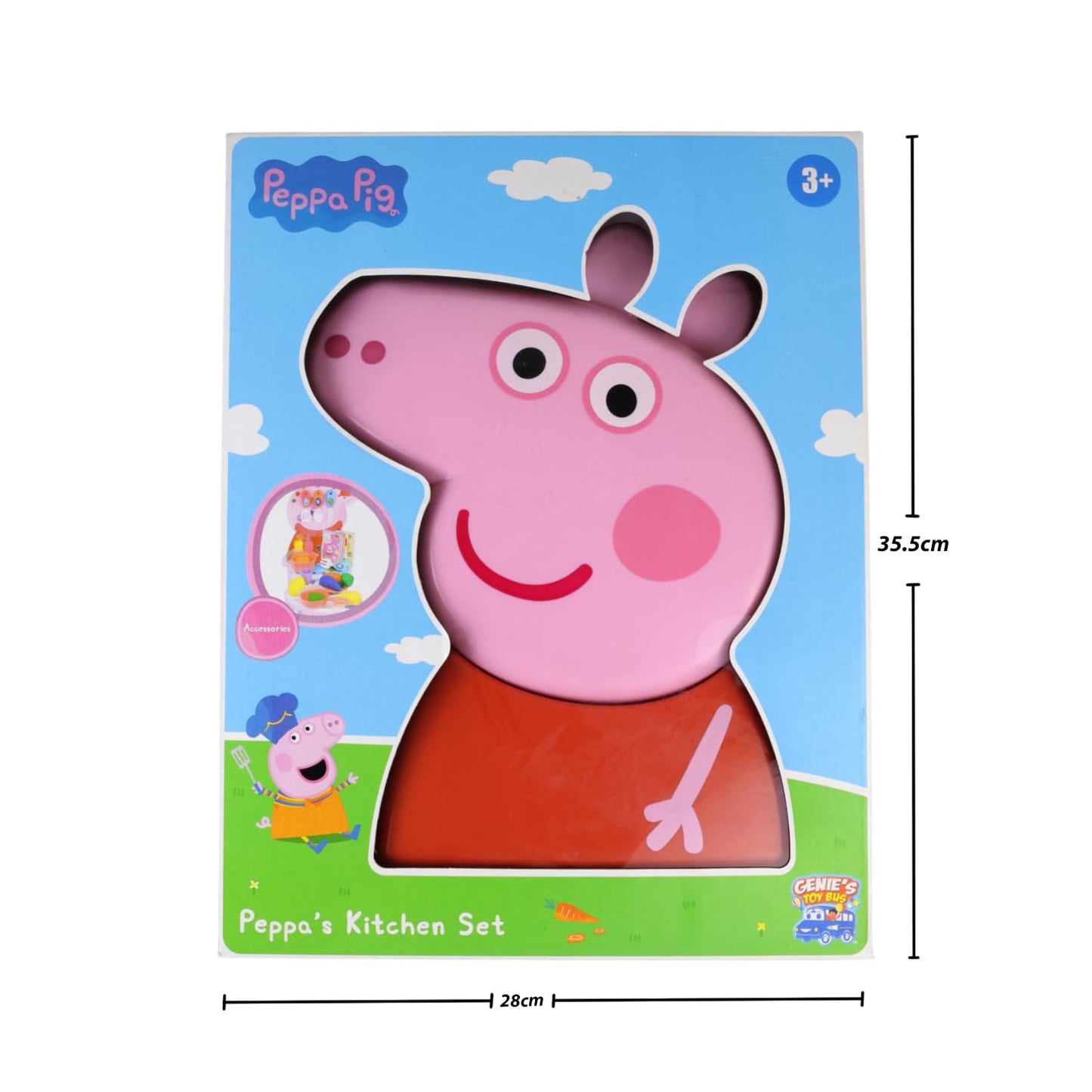 Peppa Pig Kitchen Playset with 20+ Accessories