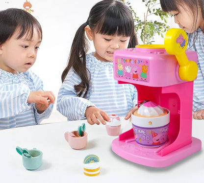 GENIE'S TOY BUS - Peppa Pig Cup Cake Playset with Accessories | Fun Pretend Play for Boys & Girls | Includes Peppa Dessert & Accessories | Ages (3+)