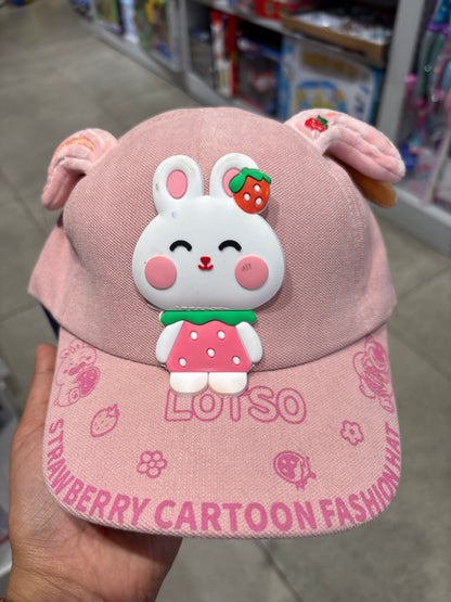 Lotso Strawberry Cartoon Fashion Cap