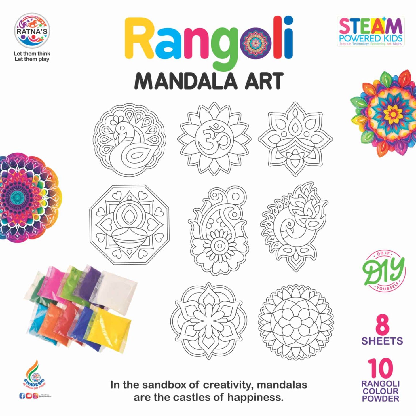 Ratna's Rangoli Mandala Art Kit