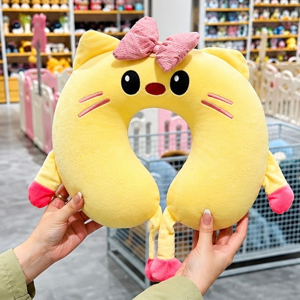 Kitty Bow Travel Neck Pillow