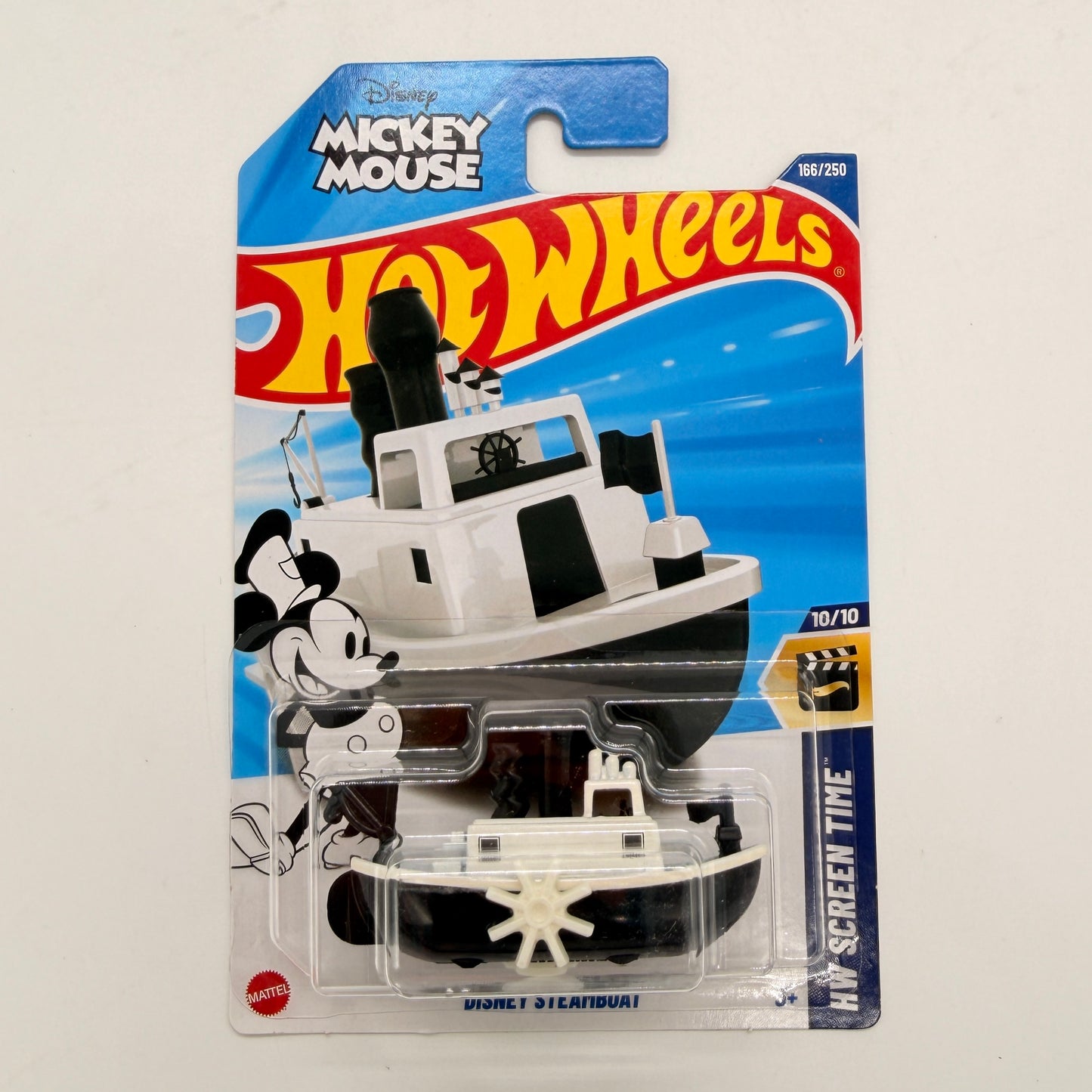 Hot Wheels 1:64 Die-Cast Set of 4 - Ford GT, Renault Espace F1, Supercharged, Disney Steamboat