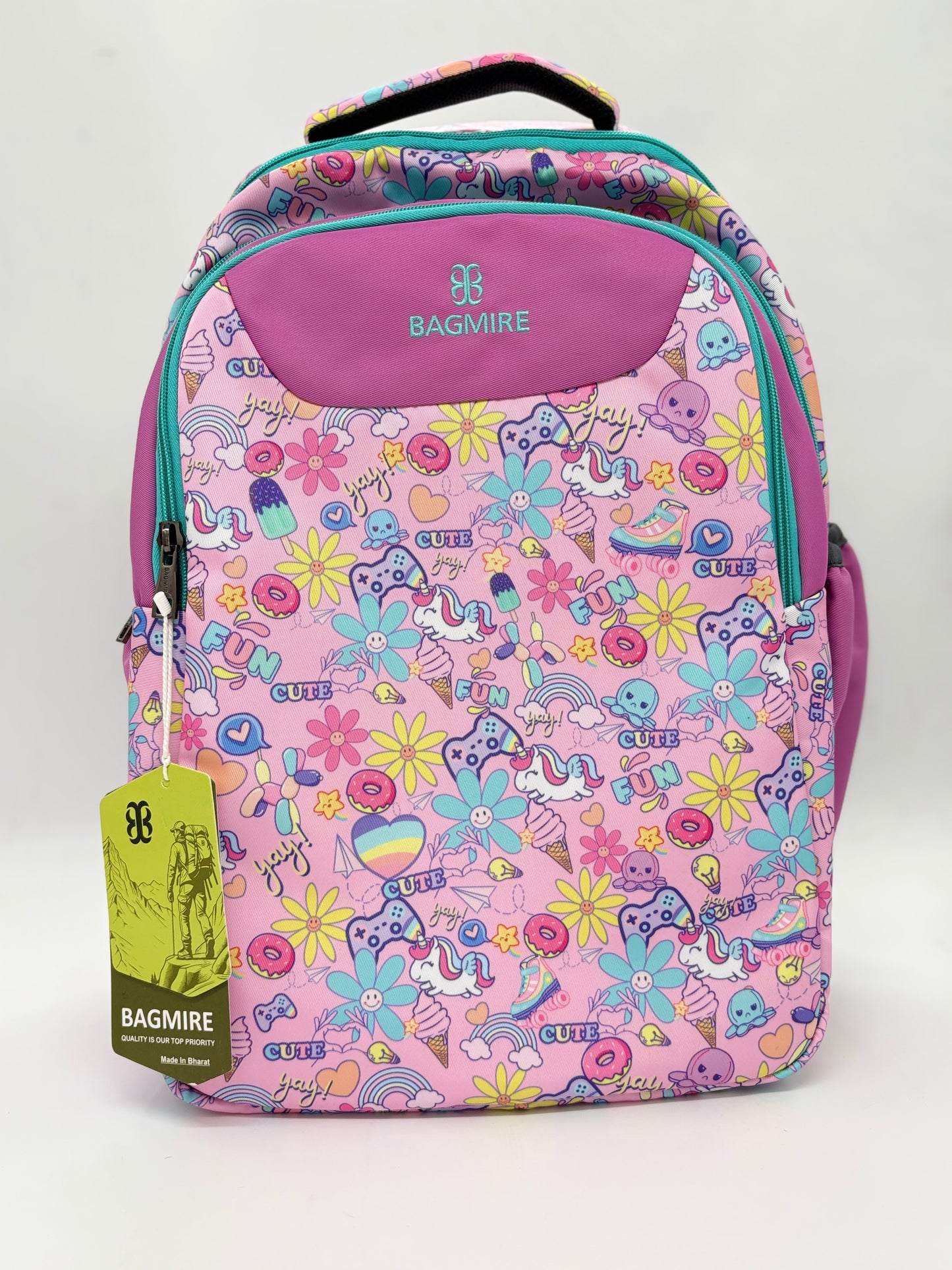 Bagmire School Bags with 3 Zippers