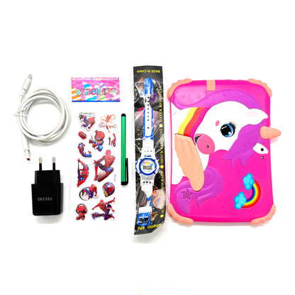K36 Pro Kids Learn & Play Digital Tablet 7" IPS – Unicorn Edition