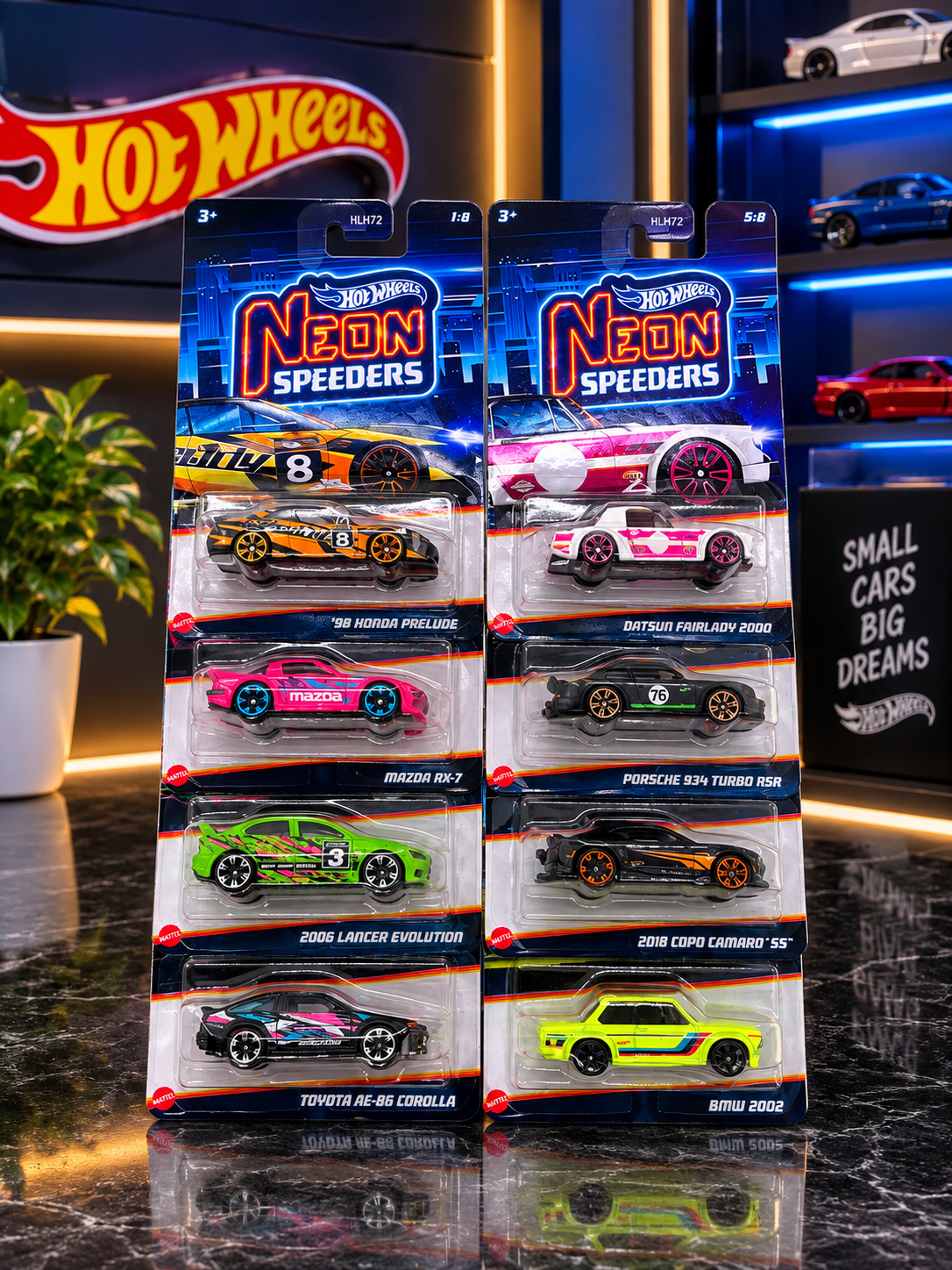 Hot Wheels Neon Speeders Die-Cast Car - HLH72