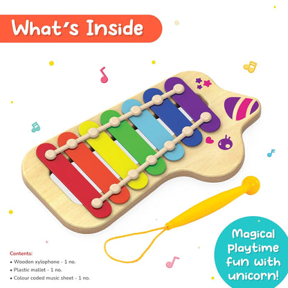 Funskool Giggles Unicorn Xylophone Musical Toy