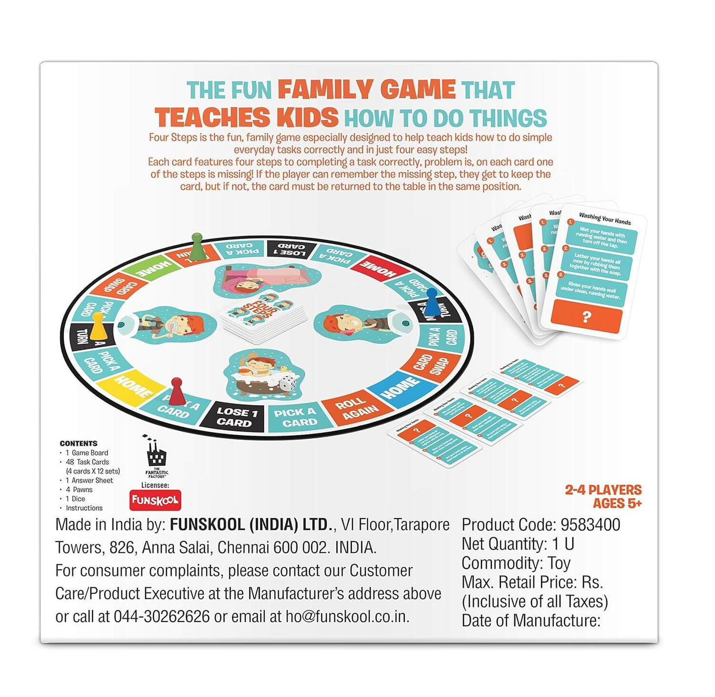Funskool Four Steps Educational Board Game for Children